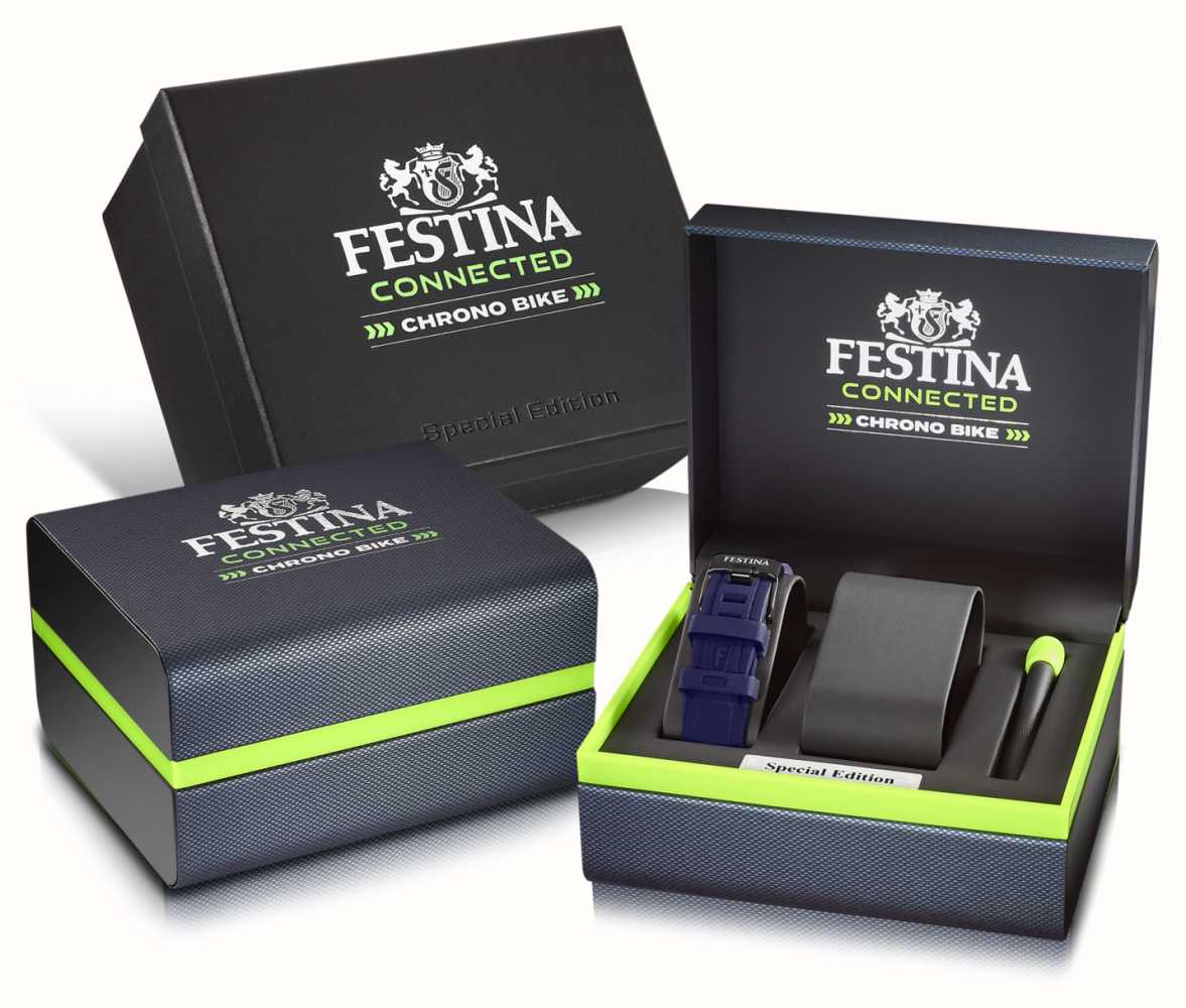 Festina Chrono V Lo Dition Sp Ciale Hybride Connect Bleu Noir F