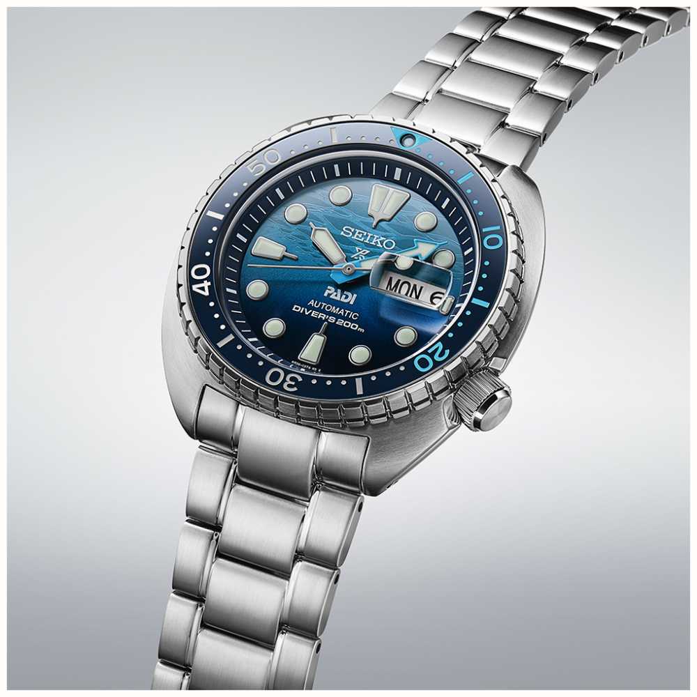 Seiko Prospex Great Blue Tortue Scuba Padi Dition Sp Ciale Srpk K