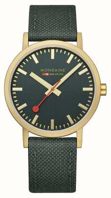 Mondaine Classique | 40mm | cadran vert | bracelet vert A660.30360.60SBS