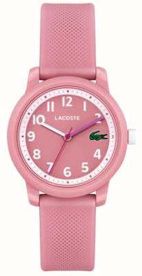 Lacoste Enfant 12.12 | cadran rose | bracelet en plastique rose 2030040