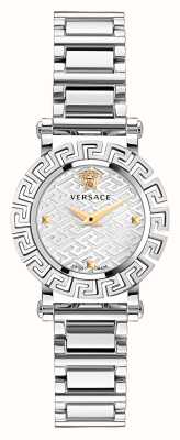 Versace Glamour grec | cadran argenté | bracelet en acier inoxydable VE2Q00322