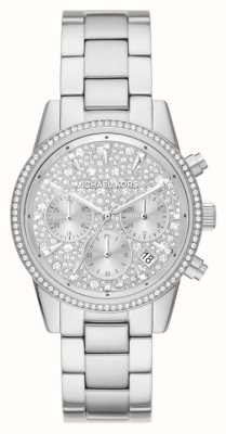 Michael Kors Ritz | cadran chronographe en cristal | bracelet en acier inoxydable MK7301