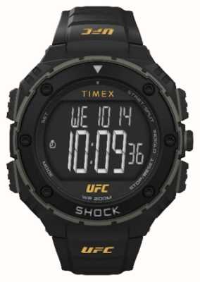 Timex Amortisseur X ufc oversize digital / caoutchouc noir TW4B27200