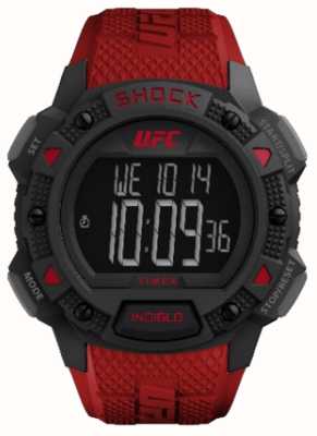 Timex x UFC Core shock digital / caoutchouc rouge TW4B27600