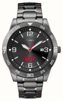 Timex X ufc légende gunmetal pvd acier inoxydable TW2V56200