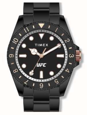 Timex x UFC Debut cadran noir / acier inoxydable pvd noir TW2V56800