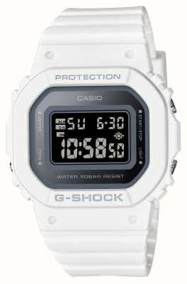 Casio G-shock femmes | affichage numérique | bracelet en résine blanche GMD-S5600-7ER