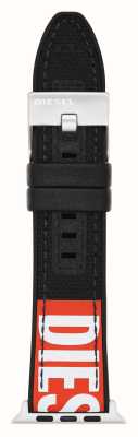 Diesel Bracelet Apple Watch (42/44/45mm) nylon noir DSS0005