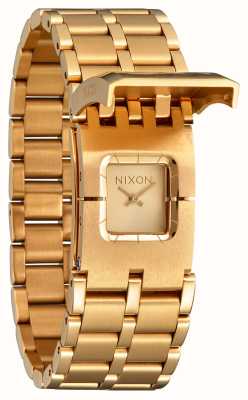 Nixon Confidente | cadran or | bracelet en acier inoxydable doré A1362-502