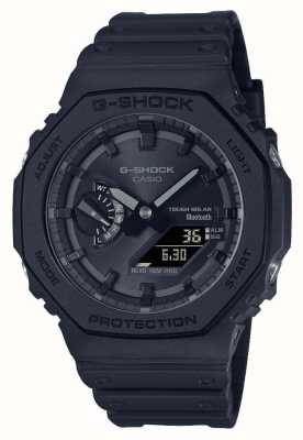 Casio G-choc | bluetooth | solaire série 2100 | bracelet en résine noire GA-B2100-1A1ER