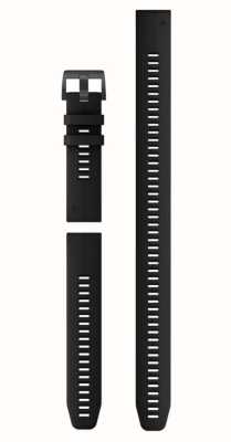 Garmin Bracelet de montre Quickfit® 22 seul - silicone noir (ensemble de plongée 3 pièces) 010-13113-02