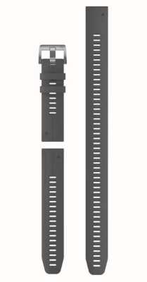 Garmin Bracelet de montre Quickfit® 22 seul - silicone gris ardoise (ensemble de plongée 3 pièces) 010-13113-00