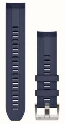 Garmin Bracelet montre Quickfit® 22 marq seul - bracelet silicone bleu marine 010-13225-02