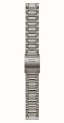 Garmin Bracelet de montre Quickfit® 22 marq uniquement - bracelet en titane durci à maillons balayés 010-13225-12