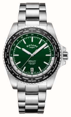 Rotary Henley | cadran vert | bracelet en acier inoxydable GB05370/78