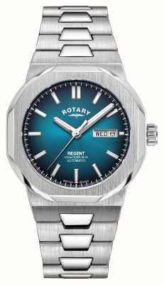 Rotary Régent | cadran bleu | bracelet en acier inoxydable GB05490/73