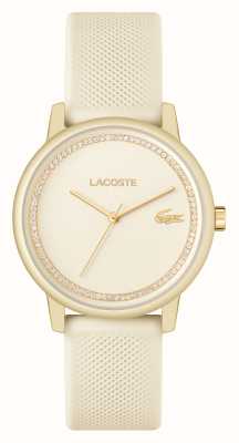Lacoste Femmes 12.12 | cadran blanc | bracelet en silicone blanc 2001288