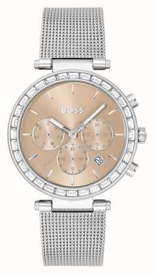 BOSS Andra femme | cadran or | bracelet en maille d'acier 1502693