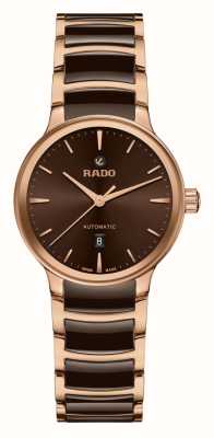 RADO Céramique high-tech automatique Centrix / pvd or rose R30019302