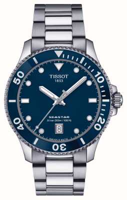 Tissot Seastar 1000 | 40mm | cadran bleu | bracelet en acier inoxydable T1204101104100