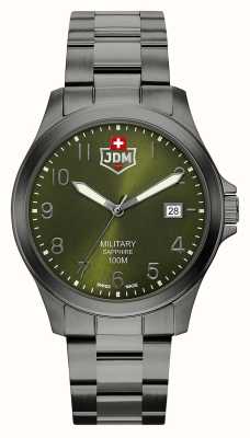 JDM Military Alpha i 940mm) cadran vert / acier pvd noir JDM-WG001-08