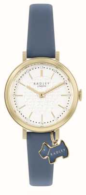 Radley Rue Selby | cadran blanc | bracelet en cuir bleu RY21502