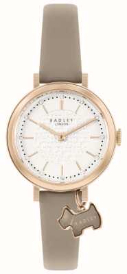 Radley Rue Selby | cadran blanc | bracelet en cuir marron RY21506