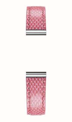 Herbelin Bracelet de montre interchangeable Antarès - cuir rose texturé vipère / acier inoxydable - bracelet seul BRAC17048A114