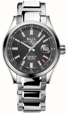 Ball Watch Company Ingénieur iii endurance 1917 gmt | édition limitée | cadran gris | bracelet en acier inoxydable | arc-en-ciel GM9100C-S2C-GYR