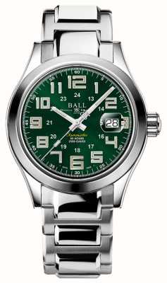 Ball Watch Company Ingénieur m pionnier | 40mm | édition limitée | cadran vert | bracelet en acier inoxydable NM9032C-S2C-GR1