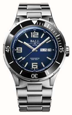 Ball Watch Company Roadmaster archange chronomètre jour/date (40mm) cadran bleu / acier inoxydable DM3030B-S12CJ-BE
