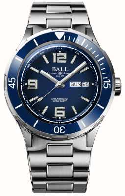 Ball Watch Company Roadmaster archange chronomètre jour/date (40mm) cadran bleu / acier inoxydable DM3030B-S13CJ-BE