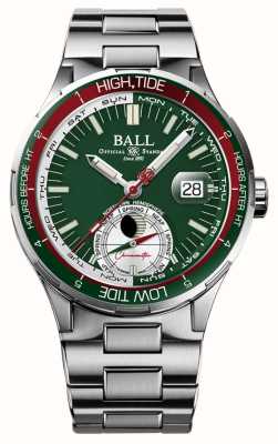 Ball Watch Company Explorateur océanique Roadmaster | 41mm | édition limitée | cadran vert | bracelet en acier inoxydable DM3120C-S1CJ-GR
