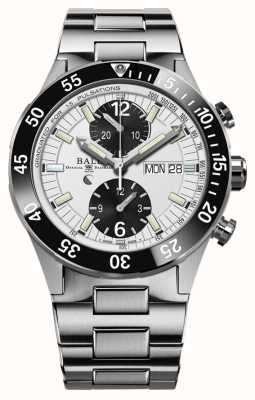 Ball Watch Company Chronographe de sauvetage Roadmaster | 41mm | édition limitée | bracelet en acier inoxydable DC3030C-S-WHBK