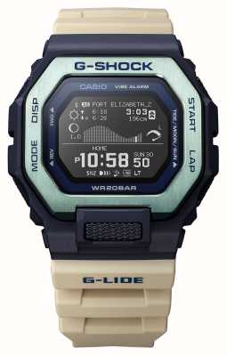 Casio G-shock g-lide surf story affichage numérique bracelet en résine biosourcée GBX-100TT-2ER