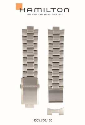 Hamilton Straps Bracelet en acier inoxydable pour h77616133 / bracelet seul H695766100