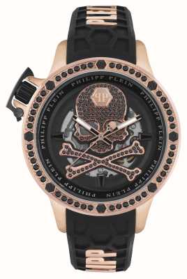 Philipp Plein Plein riche hyper $port / automatique cadran noir bracelet noir PWUAA0323