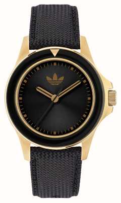 Adidas Expression one cadran noir bracelet nylon noir AOFH23015