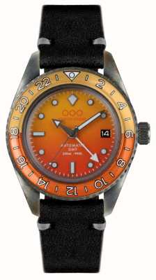 Out Of Order Sex on the beach automatique gmt (40mm) cadran orange / cuir noir OOO.001-25.SOTB
