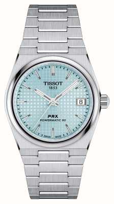 Tissot Prx powermatic 80 (35mm) cadran bleu glacier / acier inoxydable T1372071135100