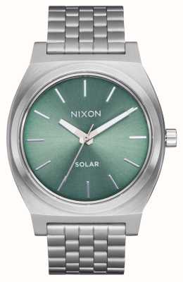 Nixon Horloge solaire (40mm) cadran vert / bracelet acier A1369-5172-00