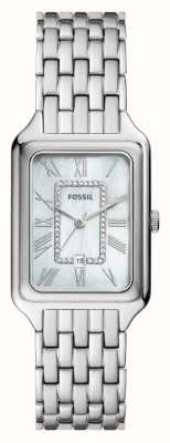 Fossil Raquel (26mm) cadran nacre / bracelet acier inoxydable ES5306
