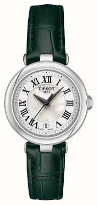 Tissot Bellissima (26mm) cadran nacre / bracelet cuir vert T1260101611302