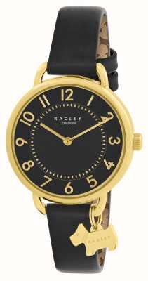 Radley Southwark Park (32 mm) cadran noir / bracelet cuir noir RY21660