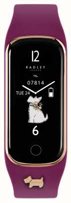 Radley Bracelet de suivi d'activité intelligent série 8, bracelet en silicone rose RYS08-2132