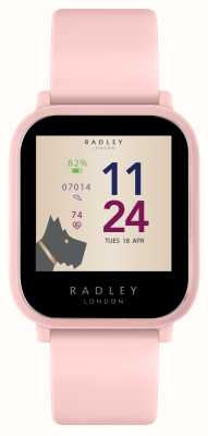 Radley Bracelet d'activité intelligent série 10 (36 mm), bracelet en silicone rose RYS10-2155