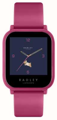 Radley Bracelet d'activité intelligent série 10 (36 mm), bracelet en silicone rose foncé RYS10-2157