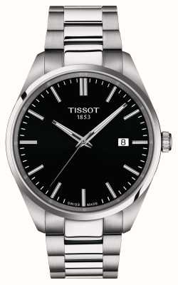 Tissot Montre homme pr 100 (40 mm) cadran noir / bracelet acier inoxydable T1504101105100