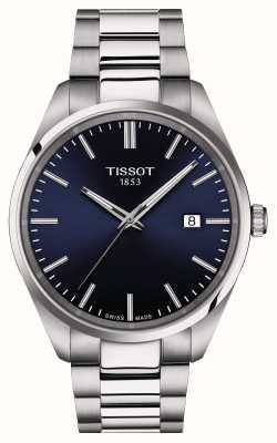 Tissot Montre homme pr 100 (40 mm) cadran bleu / bracelet acier inoxydable T1504101104100