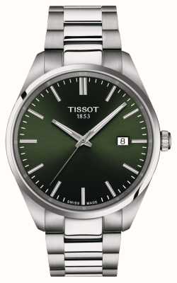 Tissot Montre homme pr 100 (40 mm) cadran vert / bracelet acier inoxydable T1504101109100